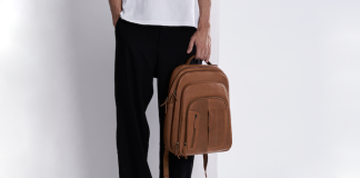 Sac à dos en cuir homme