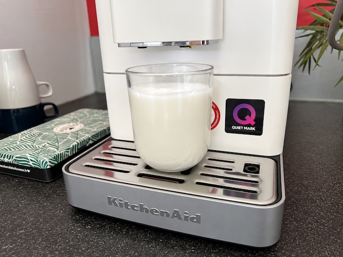 KitchenAid KF3, préparation de lait chaud