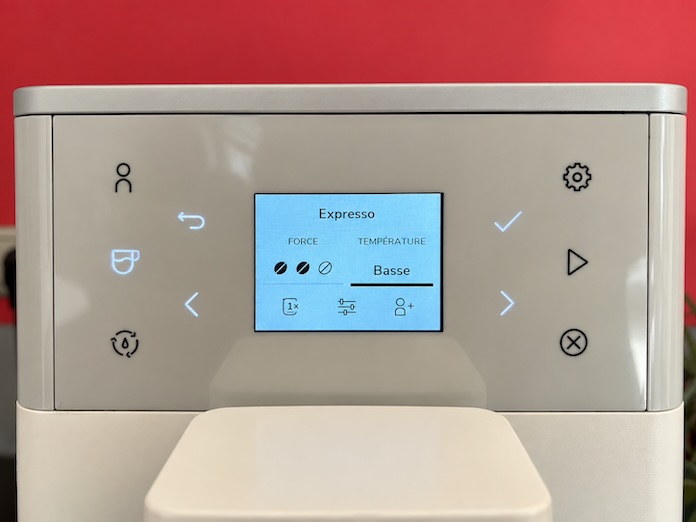 KitchenAid KF3, réglage du café