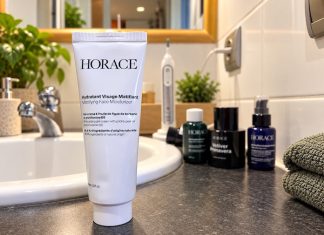 Crème Horace : mon avis sur l’hydratant visage matifiant Crème hydratante matifiante Horace pour le visage, tube de 75 ml.