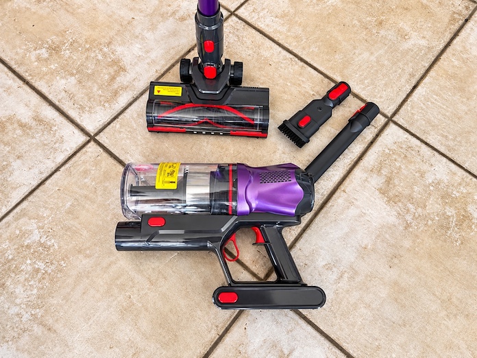 Accessoires fournis avec l'aspirateur balai Lubluelu G20